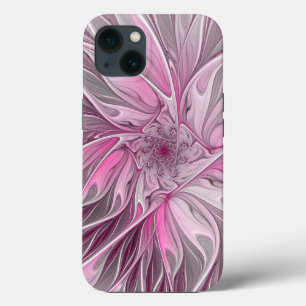 Sonho De Flor Rosa Fractal, Padrão De Fantasia Fl