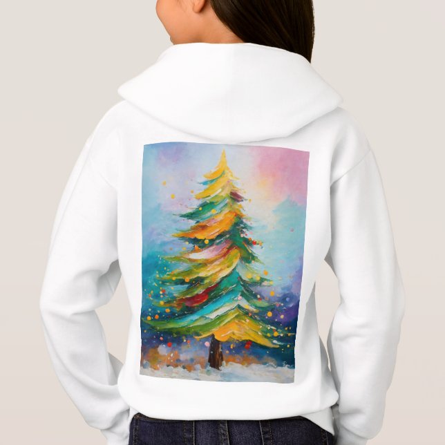 Sonho de Natal: Salpicos Abstratos de Pastel"? Iss (Verso)