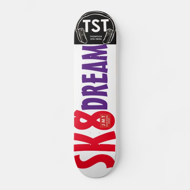 SONHO DE PATINS OFICIAL Skateboard (Frente)