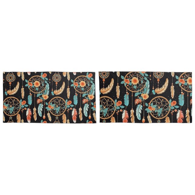 Sonho de penas brancas, palha floral escura (Traseira-Conjunto)