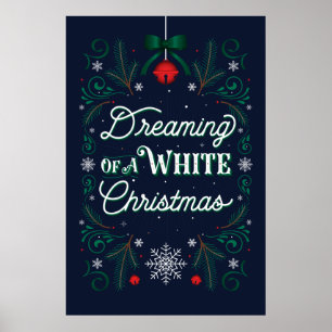 Sonho de um poster 24x36 do White Christmas