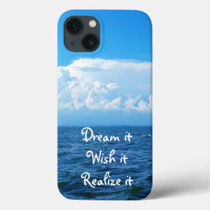 Sonho desejo ele realiza-o design do mar das