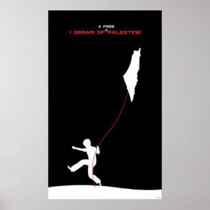 Sonho do poster livre de Palestina
