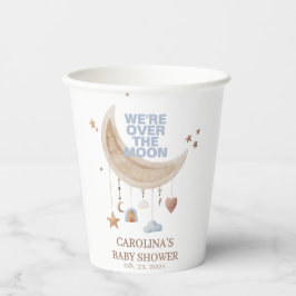 Sonho sobre o chá de fraldas azul da Lua