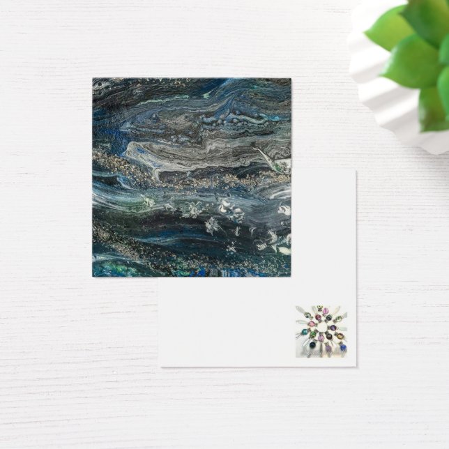 Sonhos da pintura de abstrato do oceano '20 (Mesa)