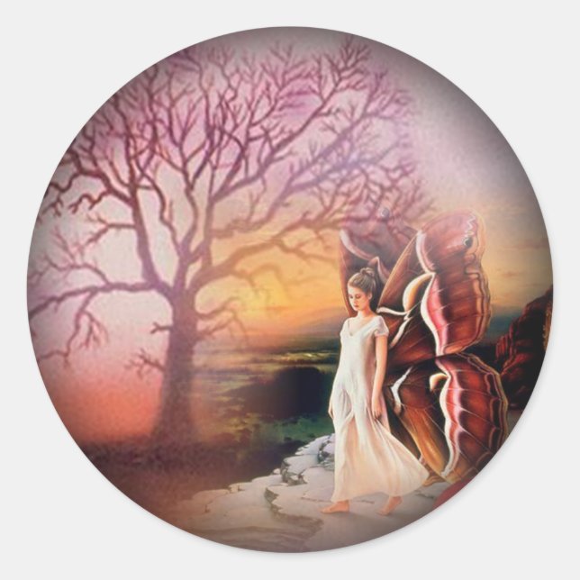 Sonhos de borboleta desaparecem para adesivos redo (Frente)