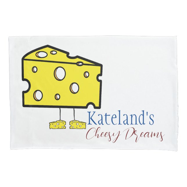 Sonhos de Cheesy Case de travesseiro (Frente)