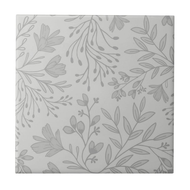 Sonhos de Prado Floral Encantado L5 Cinza Branco (Frente)