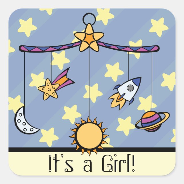 Sonhos do adesivo de lançamento móvel espacial (Frente)