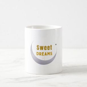 Sonhos Doces Caneca de Café Engraçada – Para Manhã