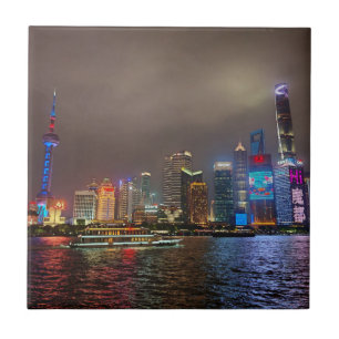 Sonhos Elétricos - Futurística Shanghai Skyline, A