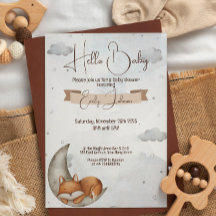 Sonhos Mononlit de Convite de Chá de fraldas Exclu