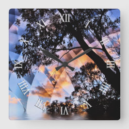 Sonhos Psicodélicos A Natureza Vê O Relógio De Par