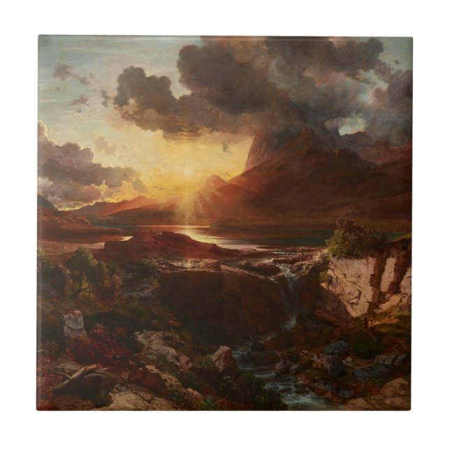 Sonnenuntergang am Hintersee em Berchtesgaden (Frente)