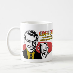 Sono do café quando você for caneca engraçada