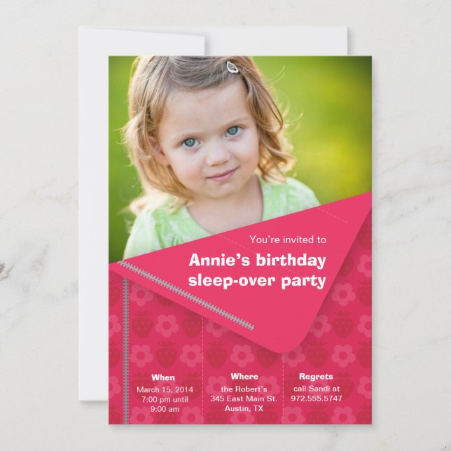 Sono sobre os convites de festas das crianças - (Frente)