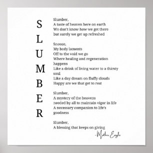 Sono sonhador poema poster muralha