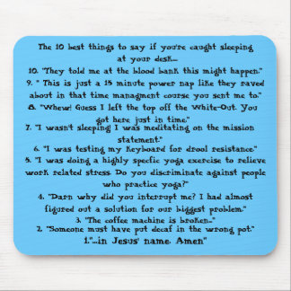 Sono travado Mousepad