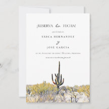 Sonoran Desert flat! Reserva la fecha! Cartão