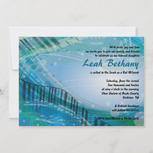 SONS do Bar do PIANO Mitzvah Convite