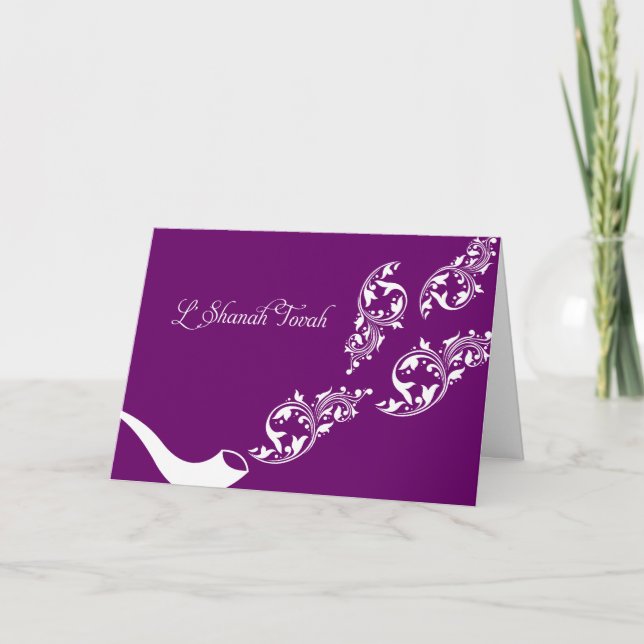 Sons do Shofar Cartão de Boas Festas de Rosh Hasha (Frente)