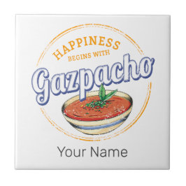Sopa Gazpacho Cozinha Retro Gourmet Vintage Espanh