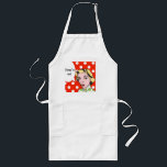 Sopa no avental<br><div class="desc">Características deste design do avental do divertimento um desenho do pop art de uma mulher que veste bolinhas verdes e brancas com uma bolha do discurso que diga, "sopa sobre!" Aumentou as sobrancelhas, cabelo perfeitamente coifed e os lábios vermelhos do rubi dão-lhe um ar competente. A mulher e a bolha...</div>