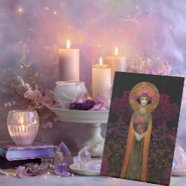 Sophia Divine Goddess of Wisdom Mosaic Portrait 