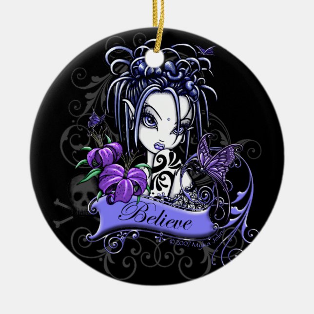 "Sophia Lilly" acredita o ornamento feericamente (Frente)