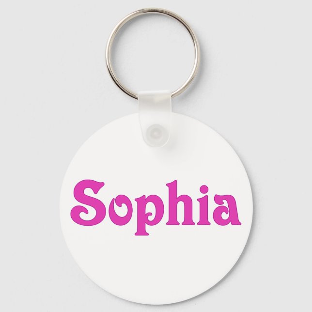Sophia pink chaveiro (Frente)