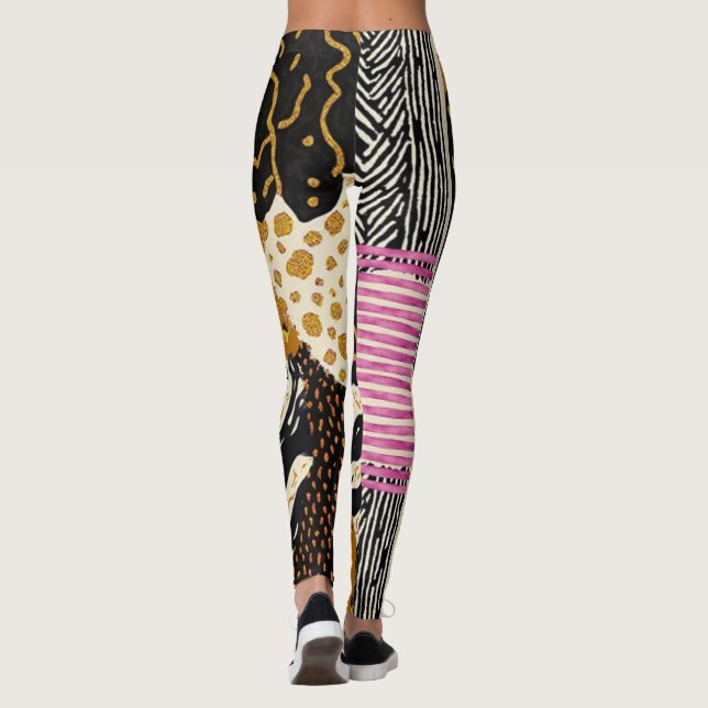 Sophisticated African Caribbean Asian Leggings (Verso)