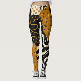 Sophisticated African Caribbean Asian Leggings