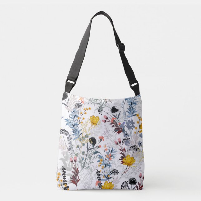 Sophisticated Wildflower Meadow Tote Bag (Frente)