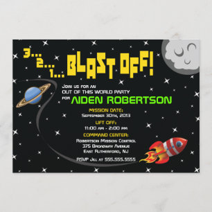 Sopre fora no convite do aniversário do espaço