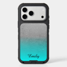 Sopro de Tom Silver Aqua Personalizado