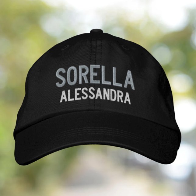 Sorella (SISTER) Boné bordado personalizado Chapéu (Criador carregado)