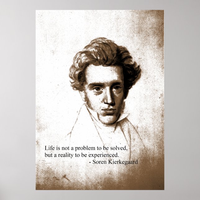 Soren Kierkegaard Poster (Frente)