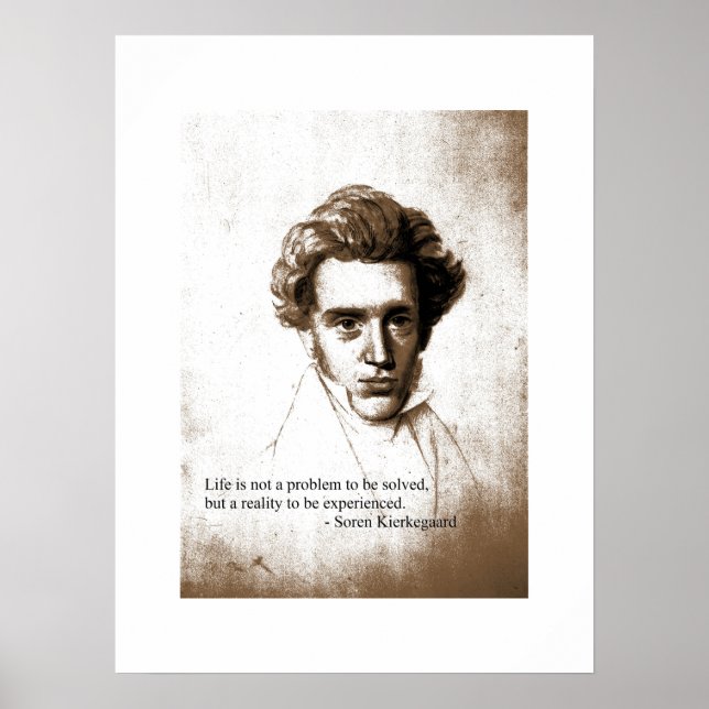 Søren Kierkegaard - Poster - Filosofia (Frente)