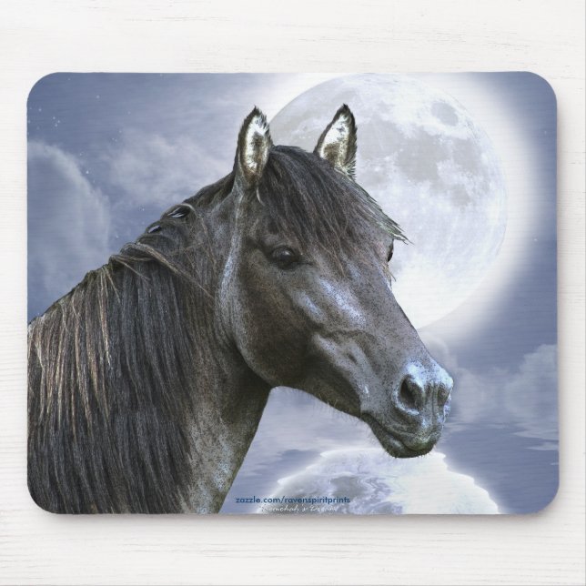 Sorraia Espanhol Mustang Stallion Horse & Mousepad (Frente)