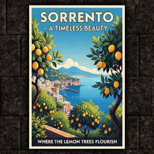Sorrento, Itália: Uma Coleção de Poster Vintage do