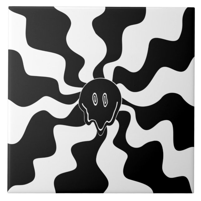 Sorria derretida - Preto e Branco (Frente)
