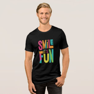 Sorria É Divertido" Neon T-Shirt