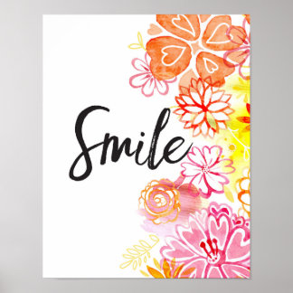 Sorria, Flores, Impressão