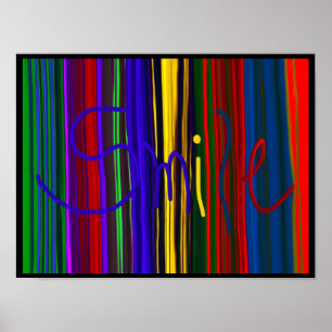 Sorria ~ Impressão / Poster