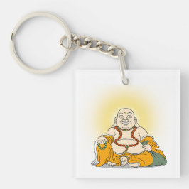 Sorria Maitreya Buddha chaveiro