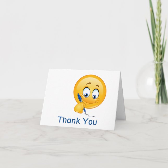 Sorria Obrigado / Cartão de Saudação - SRF (Frente)