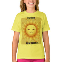 Sorria Sol - Camiseta Sol Feliz e Bonita