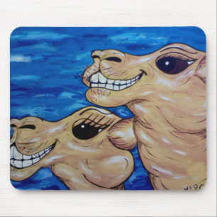 Sorrindo camelos Mousepad