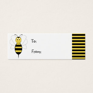 Sorrir Bumble o Tag do presente da abelha