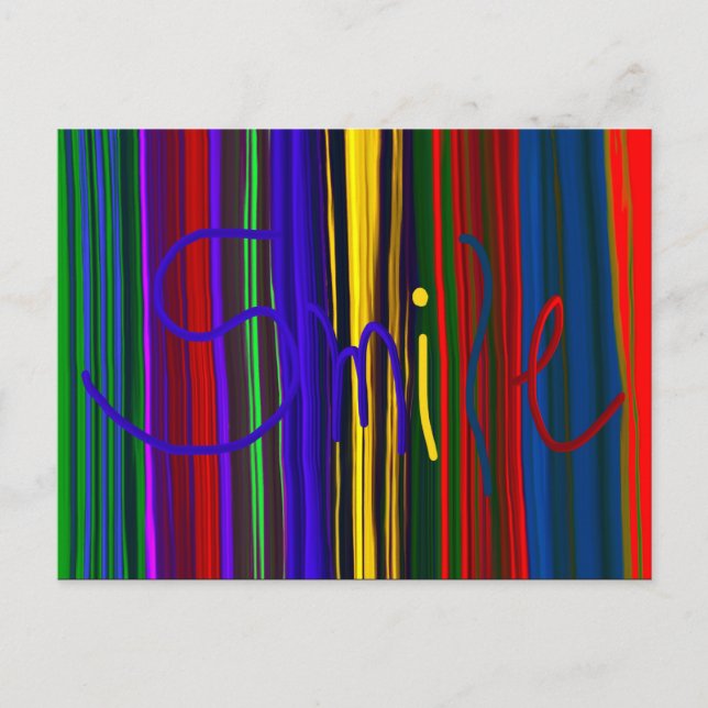 Sorriso ~ Cartão postal (Frente)